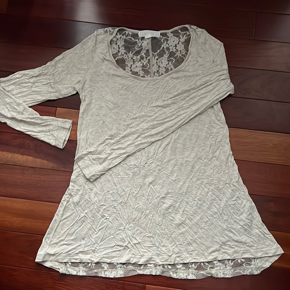 *Full Lace Back* Long Sleeve Shirt